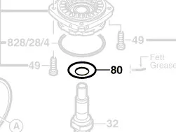 Rondelle joint réf. 1 619 P09 390 Bosch